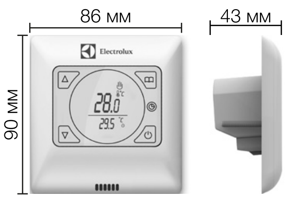 Thermotronic Touch (ETT-16) габариты