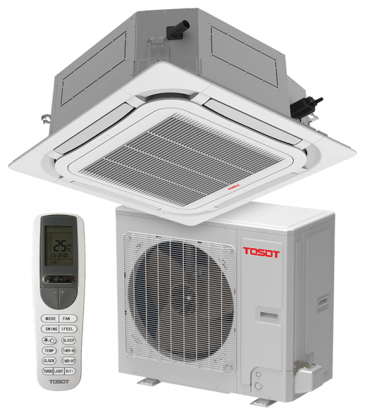 Кассетный инверторный кондиционер Tosot T36H-ILC/I/TF06P-LC/T36H-ILU/O