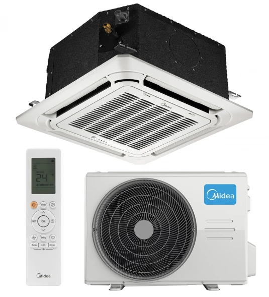 Кассетный кондиционер Midea MCA3-18HRN1-QB6/MOX330U-18HN1-LQB6/T-MBQ4-03E