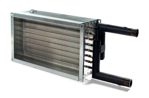 Канальный нагреватель-калорифер NWP-600-350/4-R водяной прямоугольный Неватом