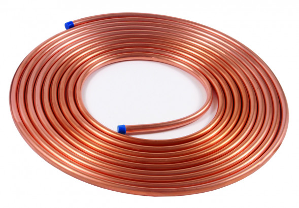 Медная труба 3/4 (19,05 мм, стенка 0,80) бухта 15м